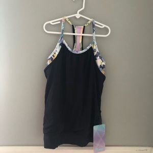 Navy blue ivivva athletic tank top